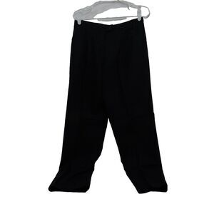 EJE Women's Wool Dress Pants Waist 30” Inseam 28” With Front Pocket Black